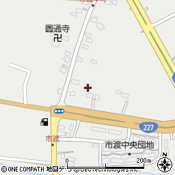 北海道北斗市市渡644-1周辺の地図