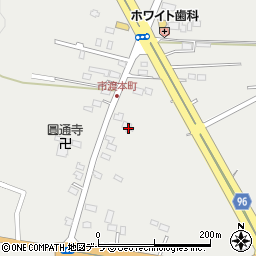 北海道北斗市市渡470-1周辺の地図
