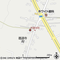 北海道北斗市市渡177-2周辺の地図