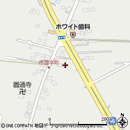 北海道北斗市市渡653-1周辺の地図