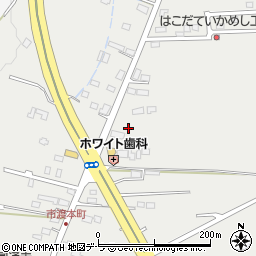 北海道北斗市市渡464-1周辺の地図