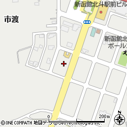 北海道北斗市市渡1丁目7周辺の地図