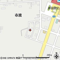 北海道北斗市市渡1丁目14周辺の地図