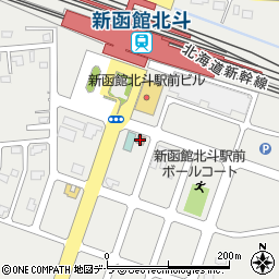 新函館北斗駅前郵便局周辺の地図