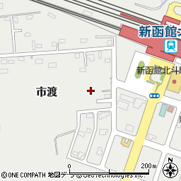 北海道北斗市市渡779-8周辺の地図