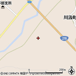 北海道函館市川汲町1371周辺の地図
