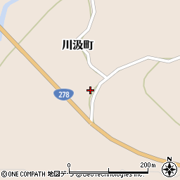 北海道函館市川汲町1358周辺の地図