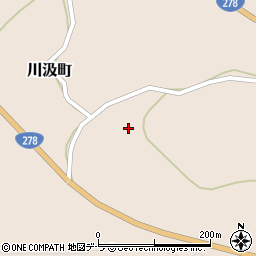 北海道函館市川汲町1340周辺の地図
