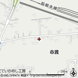 北海道北斗市市渡788周辺の地図