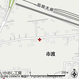 北海道北斗市市渡788-7周辺の地図