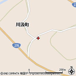 北海道函館市川汲町1347周辺の地図