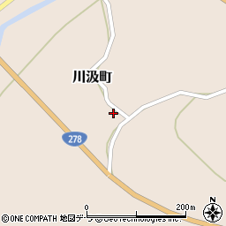 北海道函館市川汲町1356周辺の地図