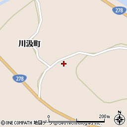 北海道函館市川汲町1342周辺の地図