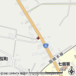 株式会社太洋七飯出張所周辺の地図