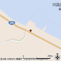 北海道函館市川汲町248周辺の地図