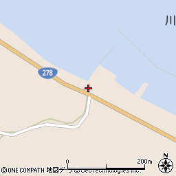 北海道函館市川汲町257周辺の地図