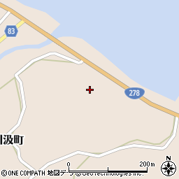 北海道函館市川汲町307周辺の地図
