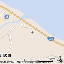 北海道函館市川汲町337周辺の地図