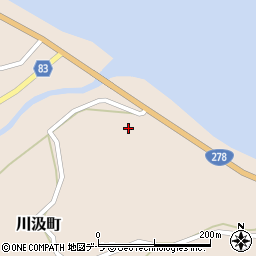 北海道函館市川汲町336周辺の地図