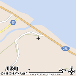 北海道函館市川汲町350周辺の地図