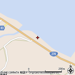 北海道函館市川汲町320周辺の地図