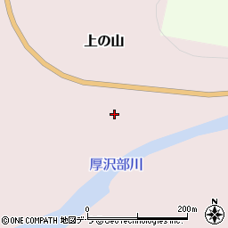 北海道檜山郡厚沢部町上の山92周辺の地図