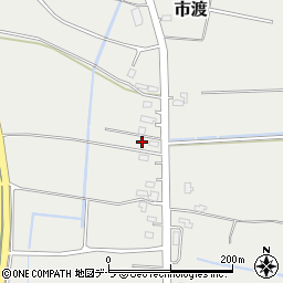 北海道北斗市市渡400-11周辺の地図
