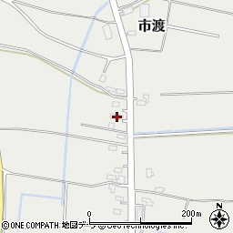 北海道北斗市市渡400-4周辺の地図