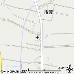北海道北斗市市渡387-2周辺の地図