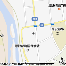 厚沢部郵便局周辺の地図
