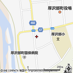 江差警察署　厚沢部駐在所周辺の地図