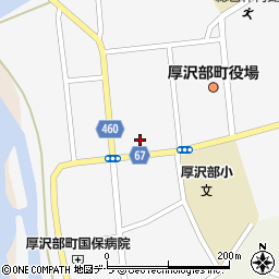 道南うみ街信用金庫厚沢部支店周辺の地図