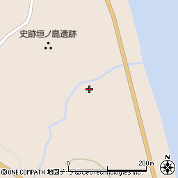 北海道函館市臼尻町450周辺の地図