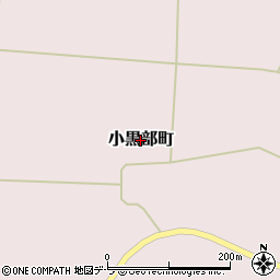 北海道江差町（檜山郡）小黒部町周辺の地図