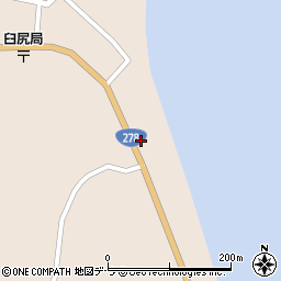 北海道函館市臼尻町123周辺の地図