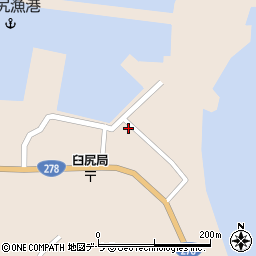 北海道函館市臼尻町154-28周辺の地図