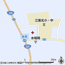 江差町役場保育所　水堀保育園周辺の地図