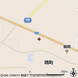 北海道檜山郡厚沢部町鶉町23周辺の地図