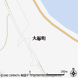北海道函館市大船町周辺の地図