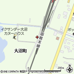 北海道亀田郡七飯町大沼町45周辺の地図
