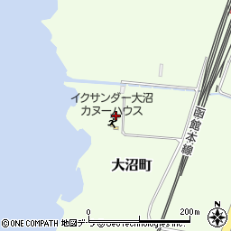 北海道亀田郡七飯町大沼町22周辺の地図