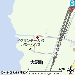 北海道亀田郡七飯町大沼町27周辺の地図