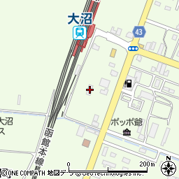 北海道亀田郡七飯町大沼町4-5周辺の地図