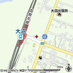 北海道亀田郡七飯町大沼町662周辺の地図