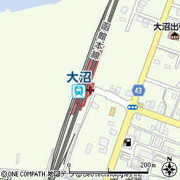 北海道亀田郡七飯町大沼町4周辺の地図