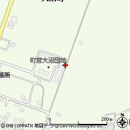 北海道七飯町（亀田郡）大沼町周辺の地図