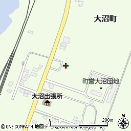 北海道亀田郡七飯町大沼町504-7周辺の地図