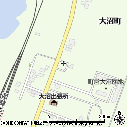 北海道亀田郡七飯町大沼町504-4周辺の地図