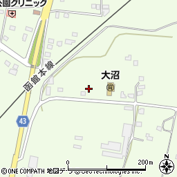 北海道亀田郡七飯町大沼町416周辺の地図