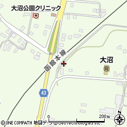 北海道亀田郡七飯町大沼町418周辺の地図